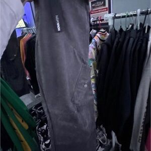 Fashion Nova Men's Charcoal Cargo Jeans